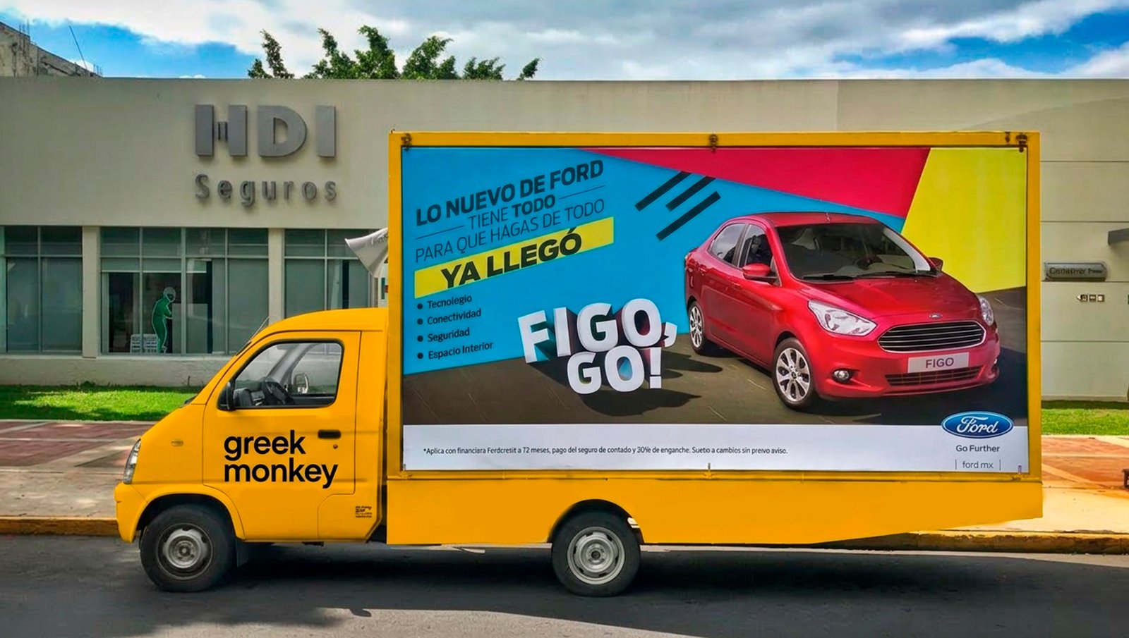 Valla móvil en circulación 3